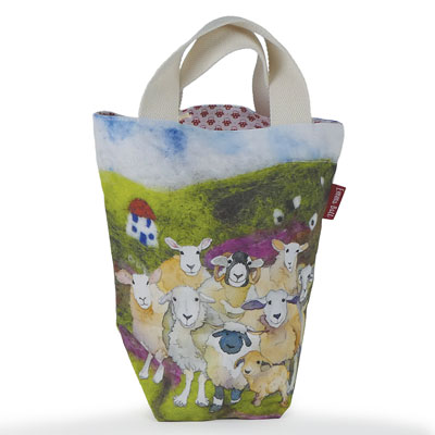 Felted Sheep Small Bucket Bag SBU02
