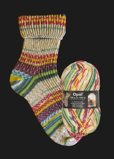 Opal Hundertwasser 4ply 100gms 2104 Hundertwassers werk