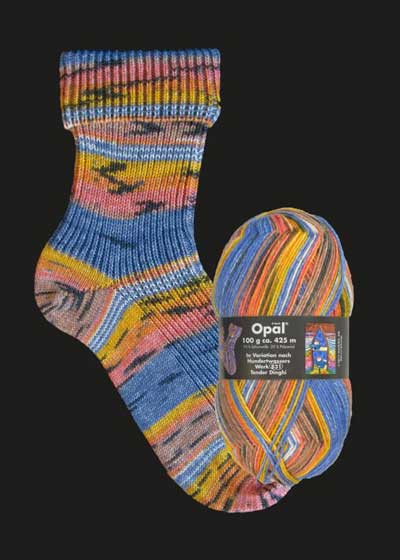 Opal Hundertwasser 4ply 100gms 2103 Hundertwassers werk