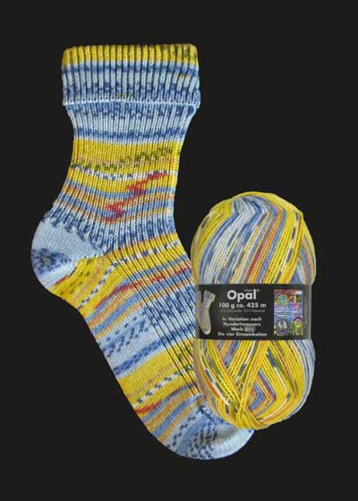 Opal Hundertwasser 4ply 100gms 2105 Hundertwassers werk