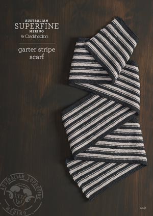 Garter Stripe Scarf 449